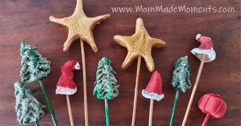 Christmas Craft Clay Sticks