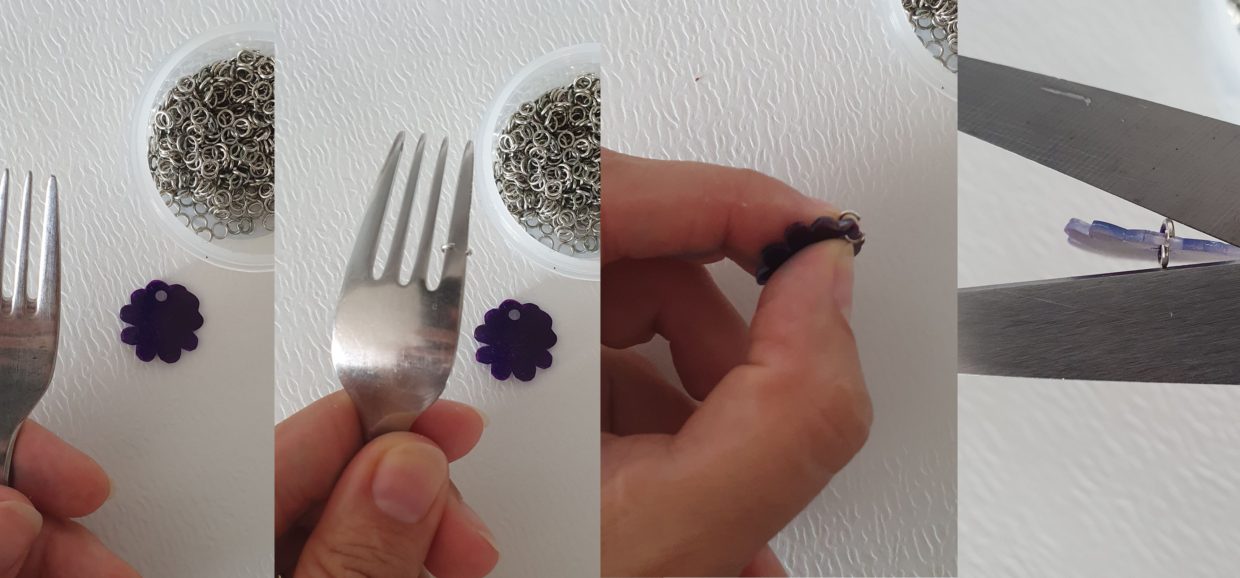 DIY Jewelry using shrinking plastic