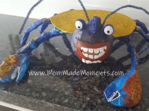 How to make DIY Tamatoa crab from Moana