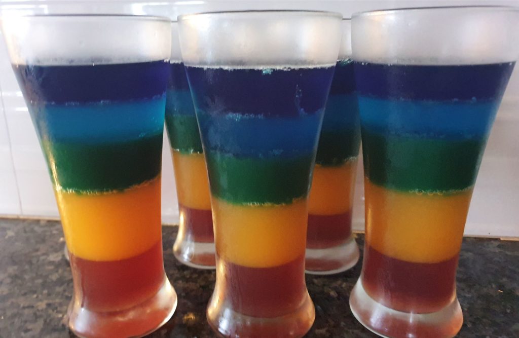 Rainbow Jelly Homemade Jelly