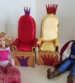 Barbie Doll Throne (best-out-of-waste)
