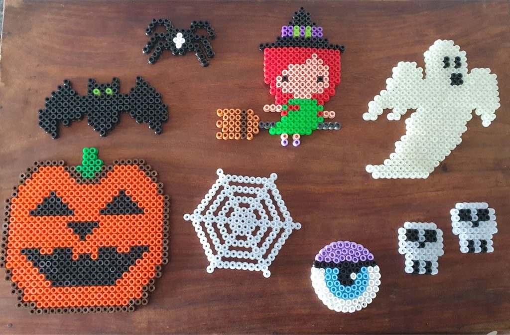 Jennifer's Little World blog - Parenting, craft and travel: Halloween  crafts using Hama beads