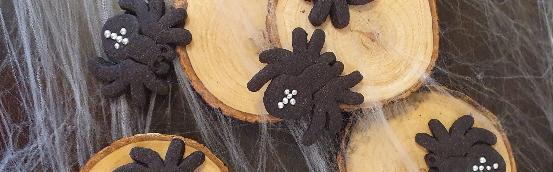 Scary Halloween Spider Cookies