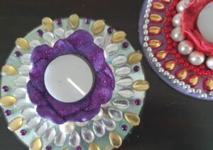 Diwali Diya Best Out of Waste project for kids easy and fun