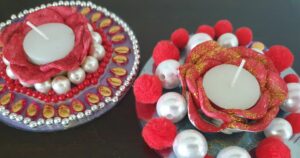 Diwali Diya Best Out of Waste project for kids easy and fun