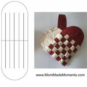 Flettede Julehjerter Pleated Christmas Hearts How to Make it