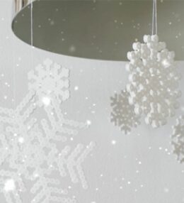 Perler Beads Snowflakes for Christmas