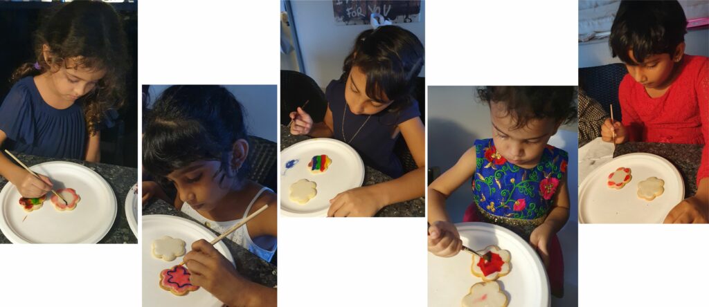 Party activity that you can eat paint on cookies MomMadeMoments