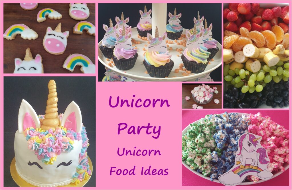 Unicorn Party food ideas MomMadeMoments