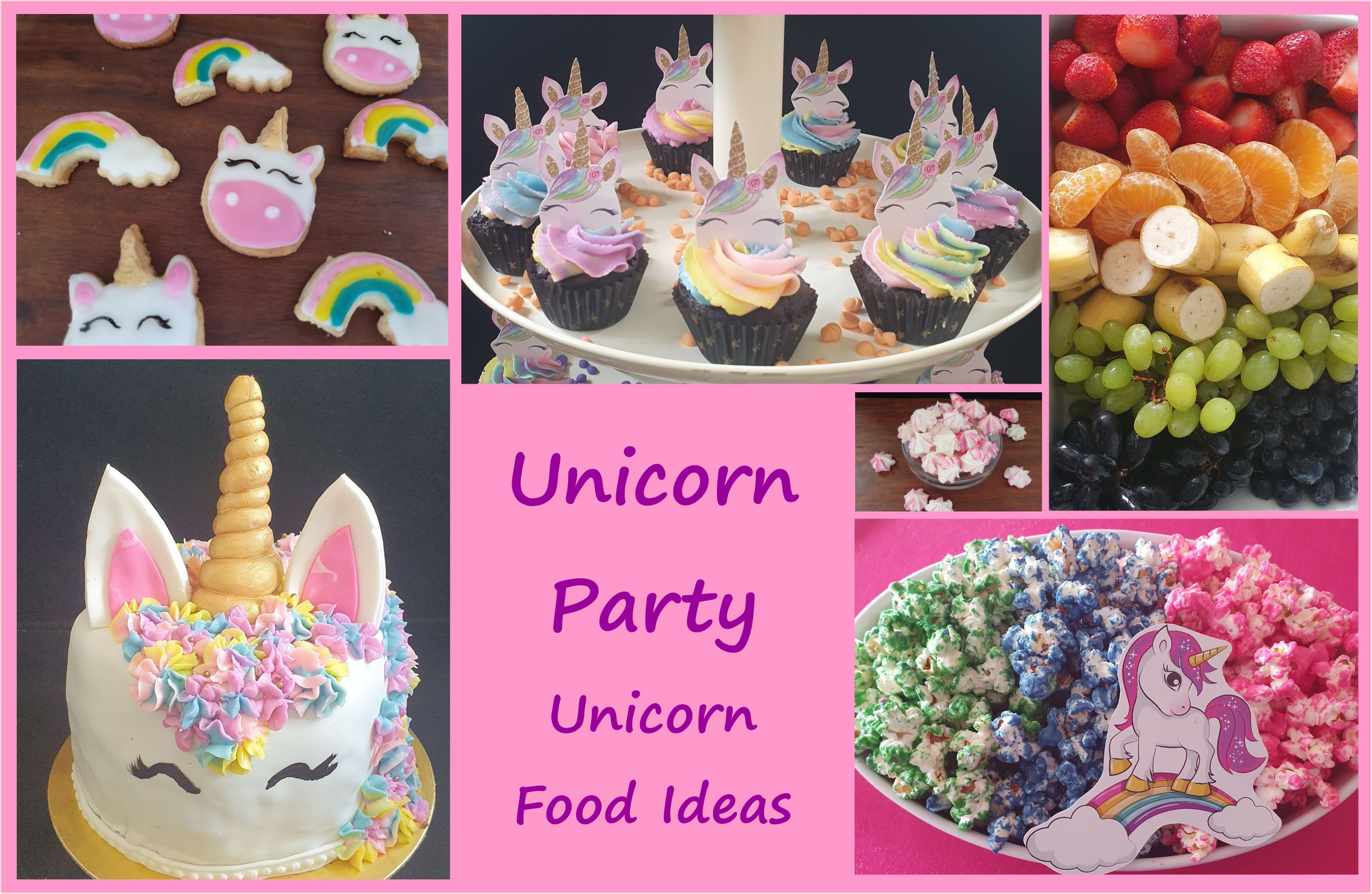 Unicorn Party food ideas MomMadeMoments