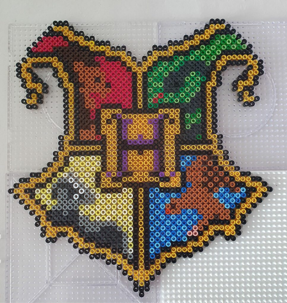 Hogwarts Emblem Seal Harry Potter Perler Beads