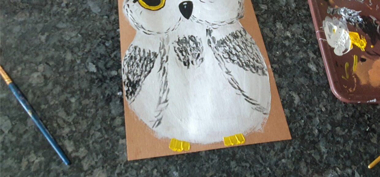 The ultimate Harry Potter Party Invitation Learn to draw Hedwig in 10 minutes