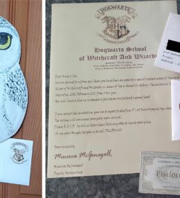 The Ultimate Harry Potter Invitation -delivered by owl of course!