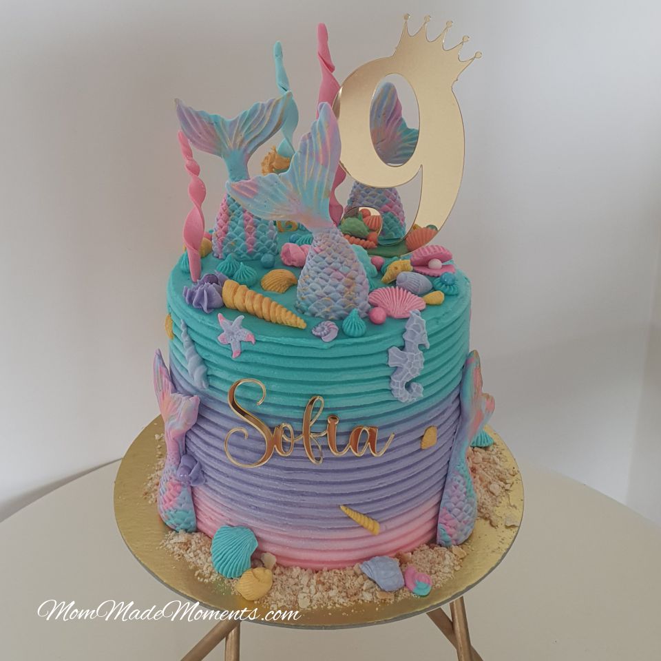 Incredible Homemade The Little Mermaid Cake Topper