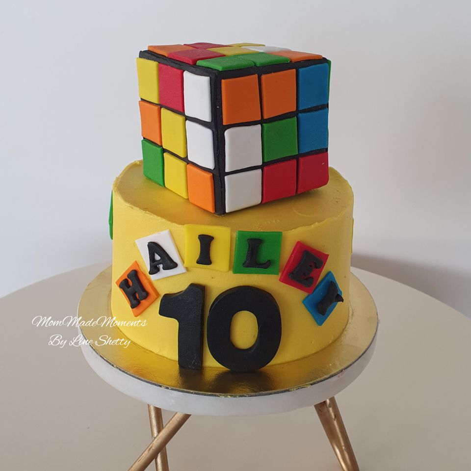 Rubik cube theme cake 🎂 | Instagram